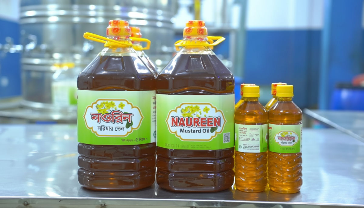 Naureen Mustard Oil in Multiple Pack Sizes
