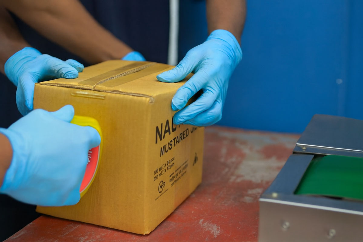 Sealing Cartons for Dispatch